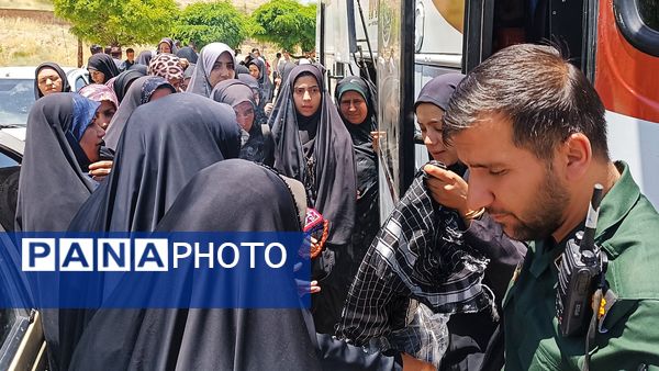 اعزام کاروان ناحیه مقاومت بسیج شهرستان مارگون به مراسم ارتحال امام خمینی (ره)