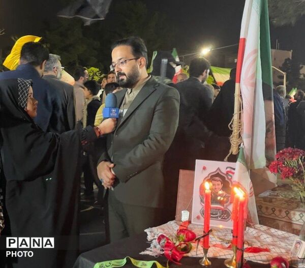 بدرقه شهید در شب شهادت رئیس مکتب شیعه 