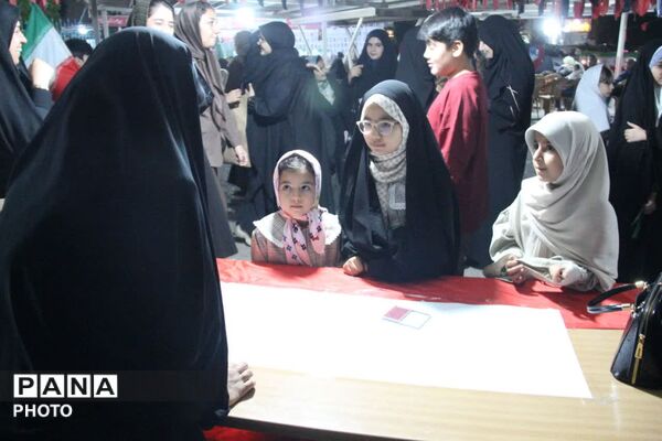 برپایی موکب دبستان شاهد پوررضایی