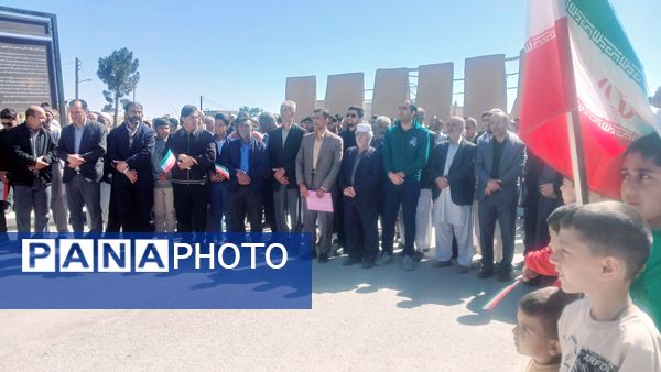 حضور مردم روستای براباد در راهپیمایی روز جهانی قدس