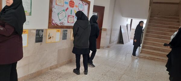 شور انقلابی و شمیم مهدوی در دبیرستان تمام تشکیلاتی الزهرا(س) شهرستان سرخس