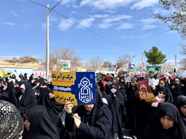 راهپیمایی باشکوه روز قدس در شهرستان گلبهار