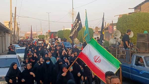 خروش کاروان پیاده‌روی یکصدهزار نفری «مشایه اهواز» 