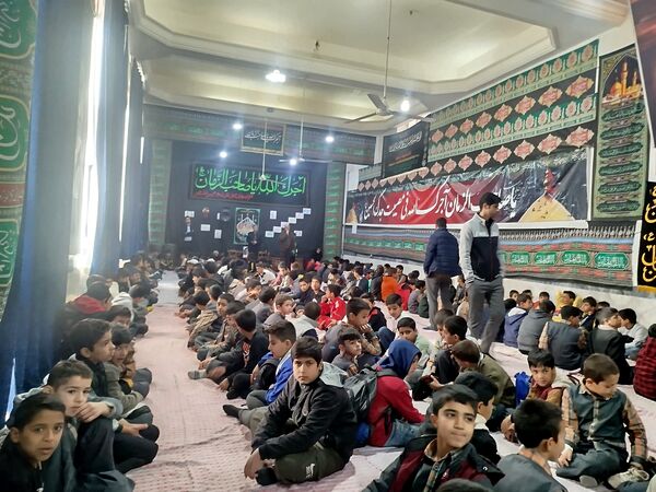 تجدید پیمان انقلاب و اهل بیت (ع) در دبستان شهید پسندیده فدافن