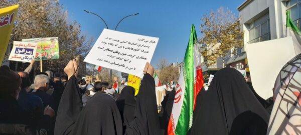 راهپیمایی میثاق با ولایت و محکوم نمودن اغتشاشات گروه های تروریستی در کاشمر