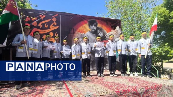 نوجوانان وجوانان زرقانی ثابت کردندکه با مردم فلسطین هم درد هستند 