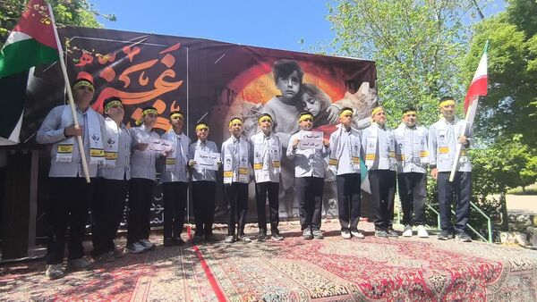 نوجوانان وجوانان زرقانی ثابت کردندکه با مردم فلسطین هم درد هستند 