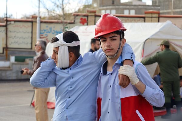 مانور زلزله در آذربایجان غربی