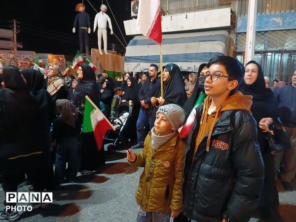 خیزش فاخر فرهنگیان و دانش آموزان کردکوی