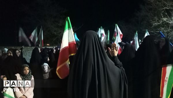 اجتماع دختران جان فدای ایران در جلگه رخ