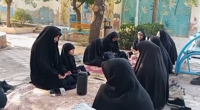 پاسداشت روز عفاف و حجاب در شهر کهک