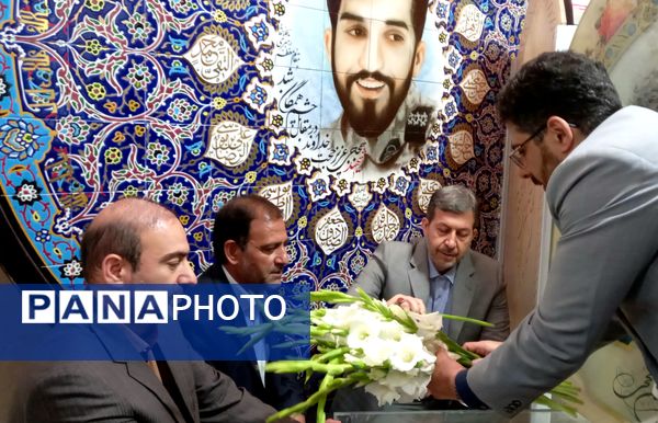 تجدید میثاق استاندار اصفهان با شهدای نجف‌آباد