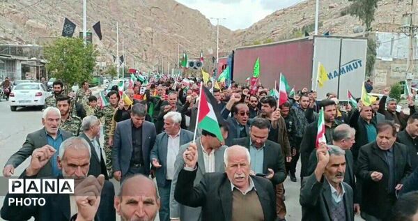 سیل خروشان جمعیت مردم معمولان در روز قدس