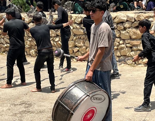 روستای قلعه سوخته در سوگ عاشورا