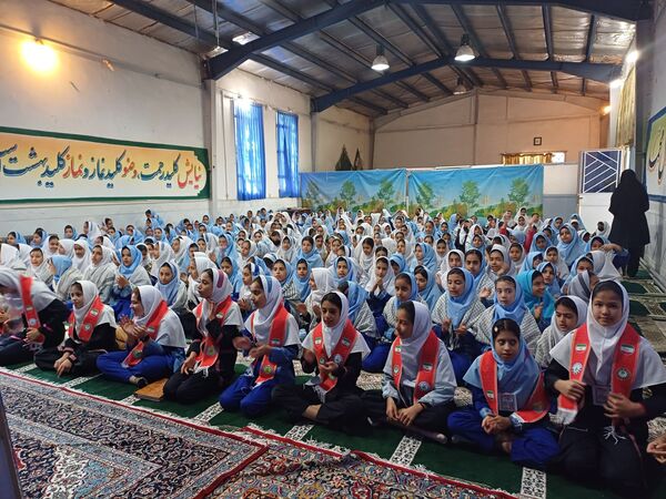 آیین نواختن زنگ پدافند غیرعامل در زاوه