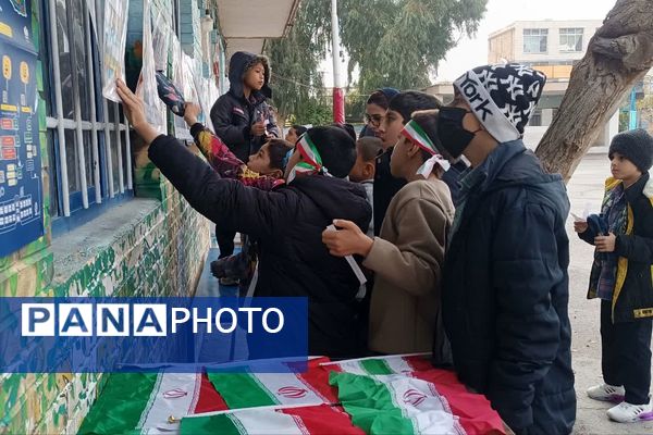 نمایشگاه ایرانمون در دبستان علی ابن ابی طالب 