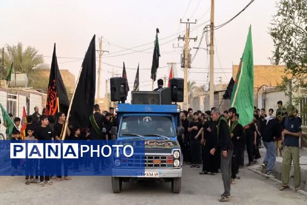 تشییع نمادین پیکر امام حسین(ع) در گمبوعه بزرگ