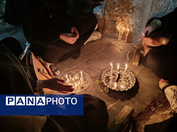 شام غریبان در امامزادگان سید محمد و سید نظام الدین شهرستان حاجی‌آباد