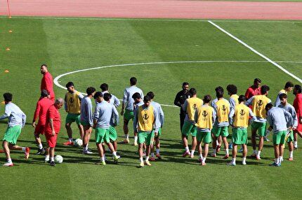 برگزاری تمرین امیدها بعد از بازی با کره جنوبی