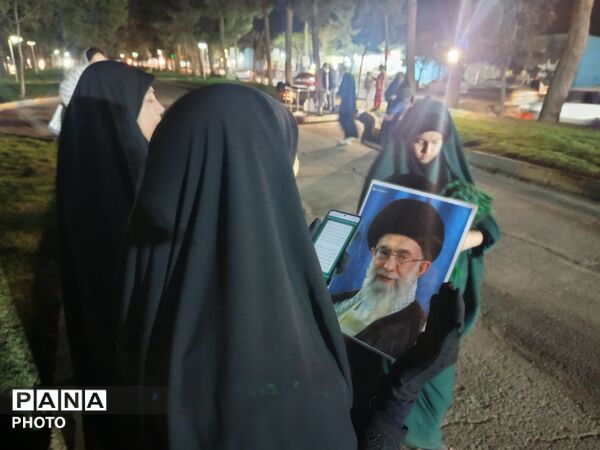 حضور مردم نمایشی از اتحادوهمبستگی دربلوار جمهوری نیشابور