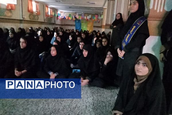 مراسم هفته بهداشت و روان در مدرسه خوارزمی رباط کریم