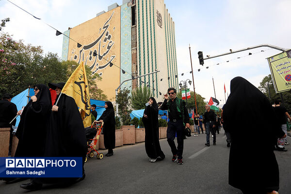 پیاده روی جاماندگان اربعین حسینی - تهران