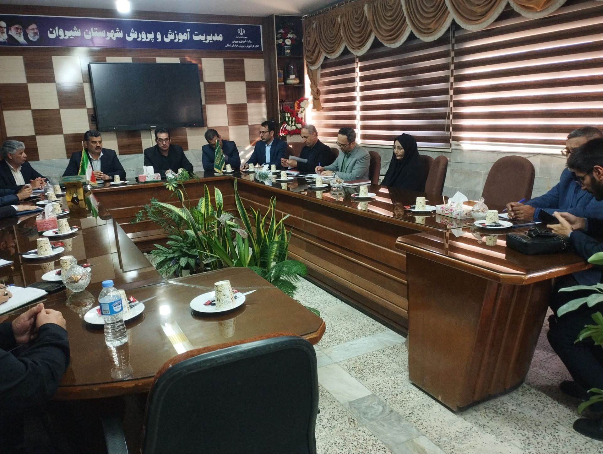 بازدید استانی مدیرکل آموزش و پرورش خراسان شمالی از شیروان