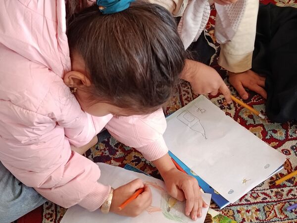 برپایی غرفه کودک در نمازجمعه شهرستان کاشمر 