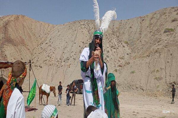 مراسم تعزیه خوانی اربعین حسینی در شهر نیشابور