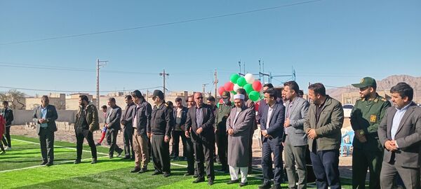  آیین افتتاح طرح شهید سردار سلیمانی در باخرز