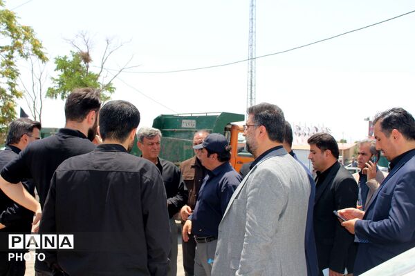 حضور مسئولانه مدیران استانی و شهرستانی در کنار خادمان زائران