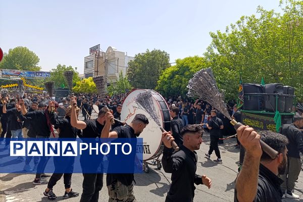 برگزاری مراسم عزاداری تاسوعای حسینی در شهرستان اسلام آباد غرب 