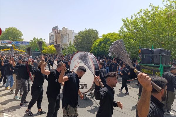 برگزاری مراسم عزاداری تاسوعای حسینی در شهرستان اسلام آباد غرب 