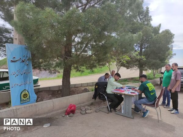 راه‌اندازی میز خدمت نیروی انتظامی شهرستان ساوجبلاغ