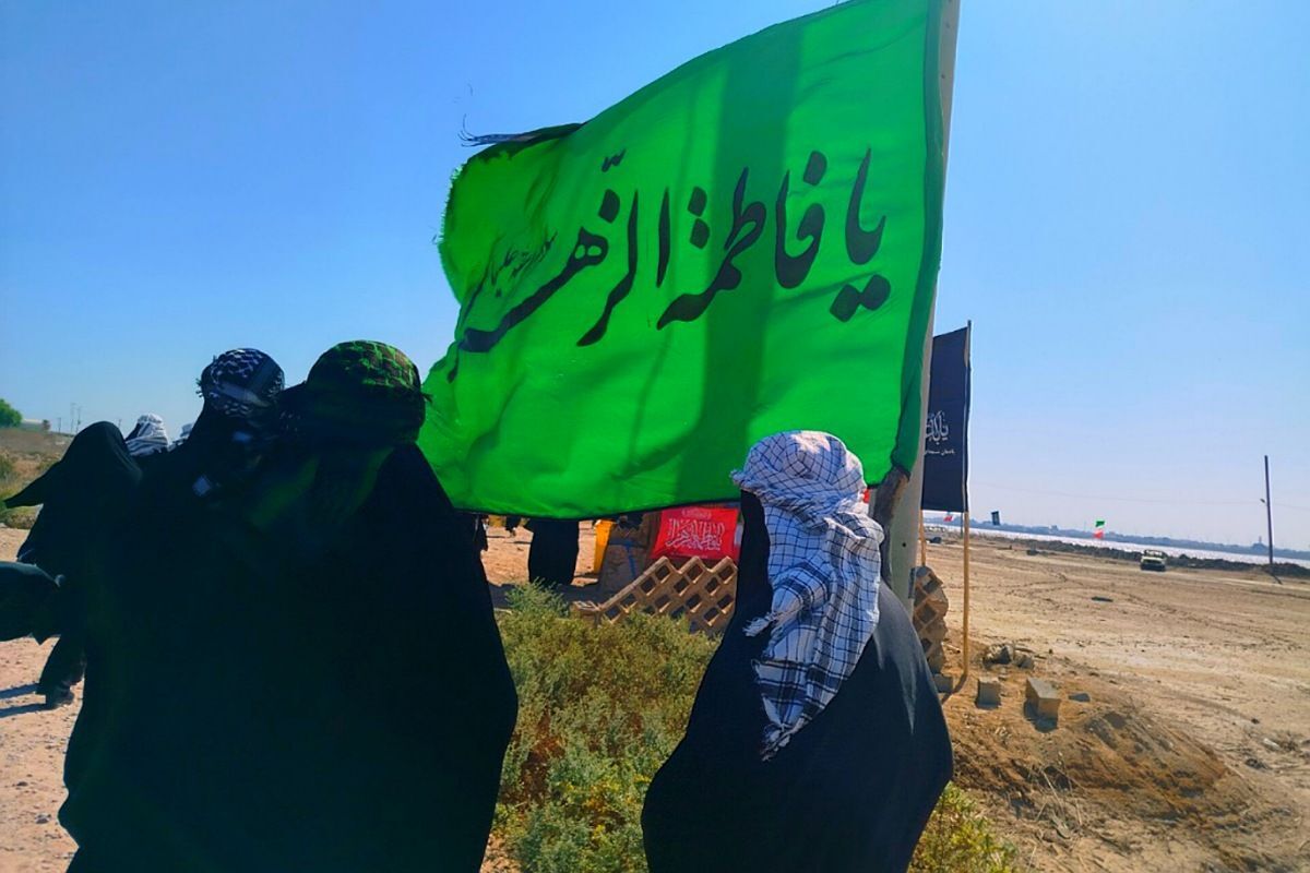 سومین روز اردوی راهیان نور دانش آموزان ملارد در اروند رود