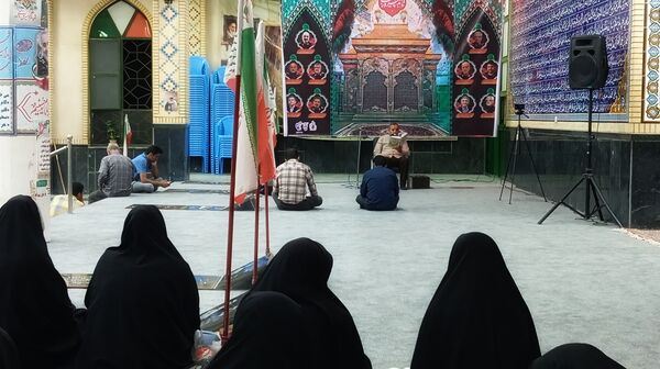 مراسم استقبال از ماه محرم و گرامیداشت شهدای حمله صهیونیستی
