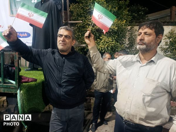 سفره افطاری خیابانی و تجمع منتقمین رهبر شهید در روستای ریحان‌آباد گلوگاه