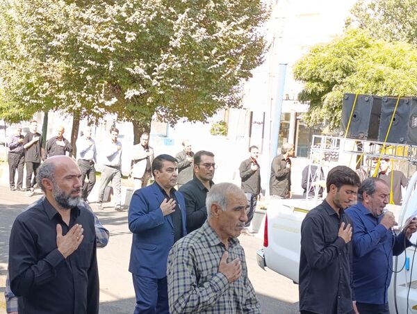 اجتماع جاماندگان اربعین حسینی در اسلام آباد غرب