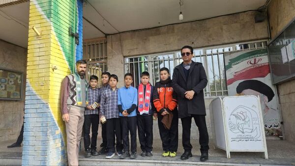 مانور زلزله در دبستان شهید رحیمی ناحیه۱