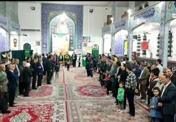 قرار هشتم خادمیاران حرم مطهر رضوی در شهرستان زارچ