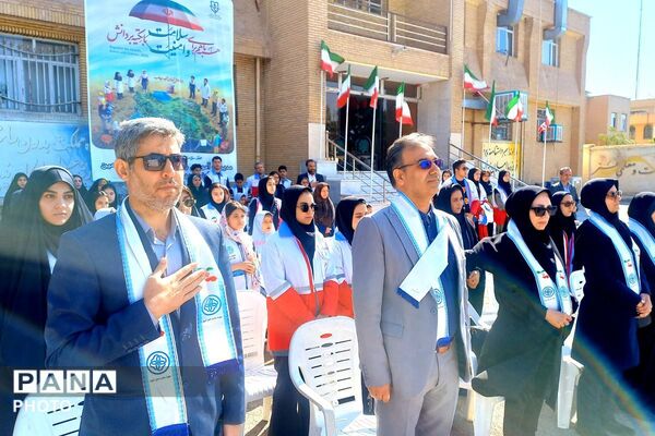 هفته سلامت در ورامین: جشنی برای سلامتی با حضور دانش‌آموزان، فرهنگیان و هلال احمر
