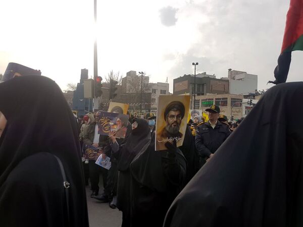 تشییع نمادین شهدای مقاومت درمشهد