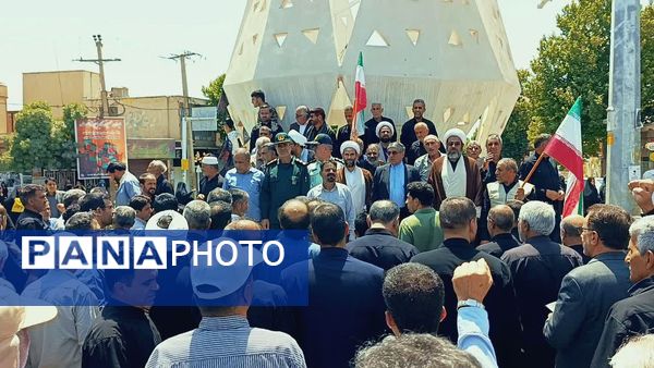 راهپیمایی جمعه خشم علیه جنایات رژیم غاصب صهیونیستی در کوهدشت