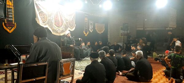 مراسم عزاداری دهه اول محرم در مسجد چهارده معصوم  نیشابور 