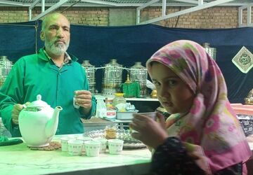 مراسم عزاداری اربعین سالار شهیدان در موکب مسجدالاقصی 