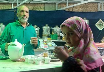 مراسم عزاداری اربعین سالار شهیدان در موکب مسجدالاقصی 