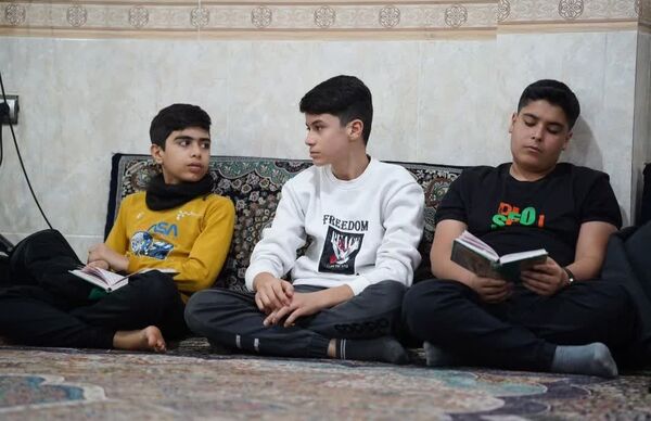 اعتکاف دانش آموزی در استان گلستان