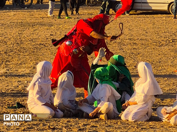 حضور مردم قادرآباد در آیین‌های عزاداری محرم