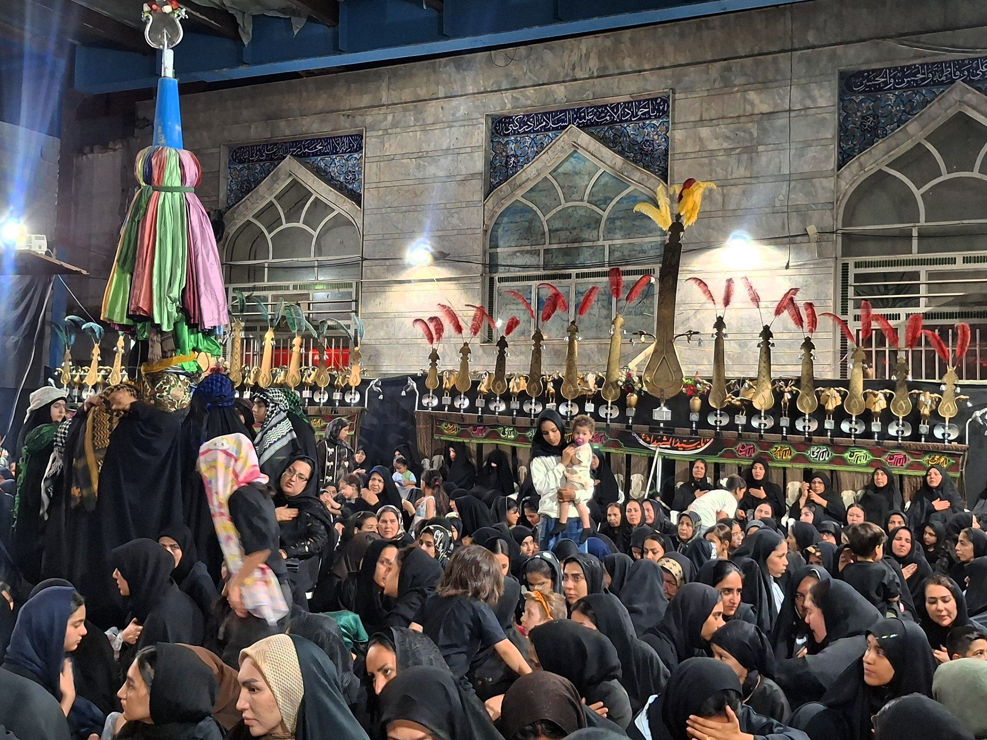  شب نهم محرم هیئت ابوالفضلی در مسجد جوادالائمه