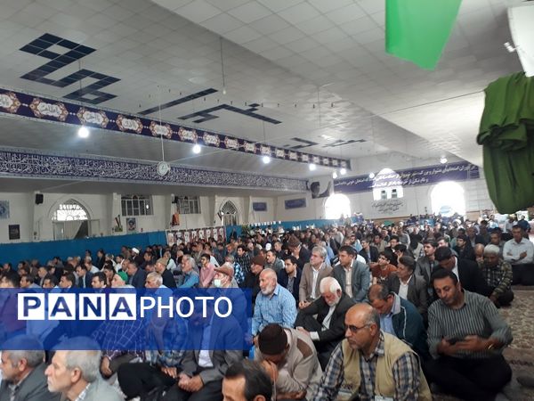 حضور پرشور مردم ولایتمدار شهرستان شیروان در نماز جمعه 
